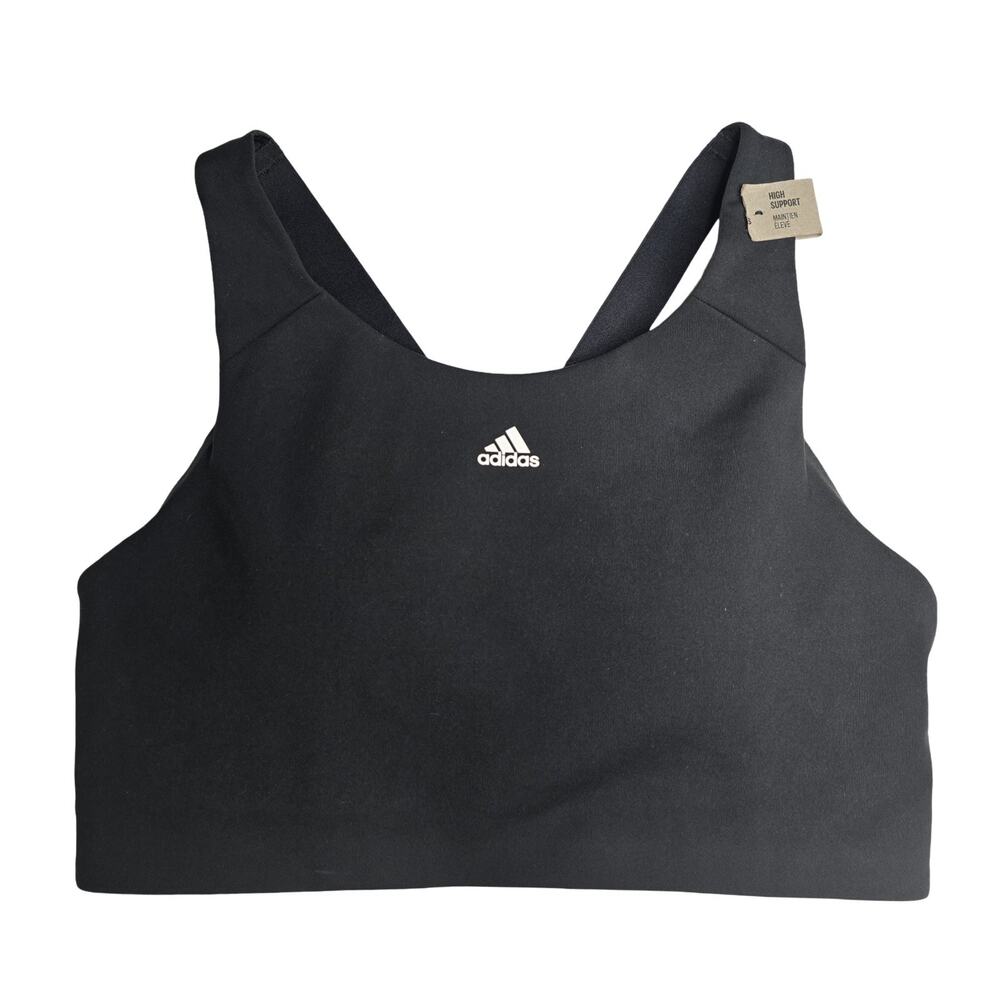 Adidas Ultimate Alpha High Support Sports Bra Black L NWT